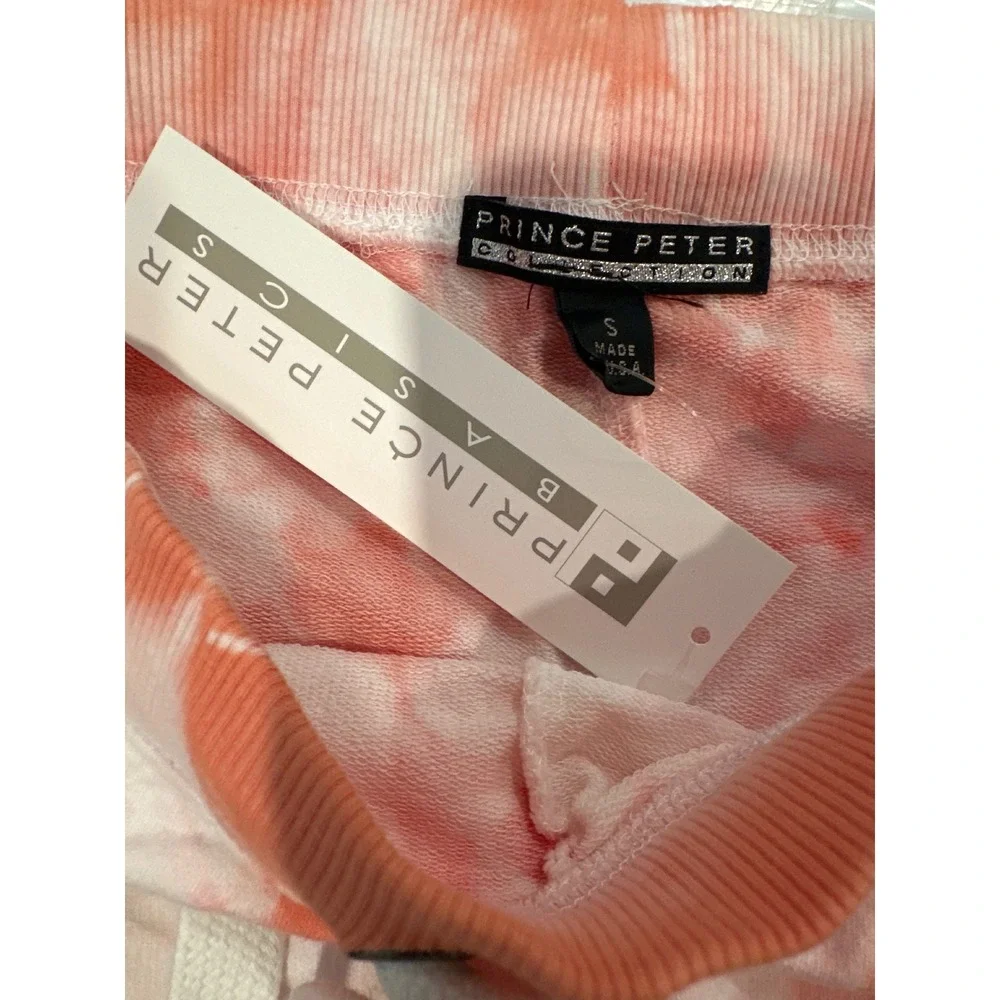 Prince Peter Collection Cloudburst Tie Dye Sweatpants Joggers Womens Small NWT - Picture 3 of 3